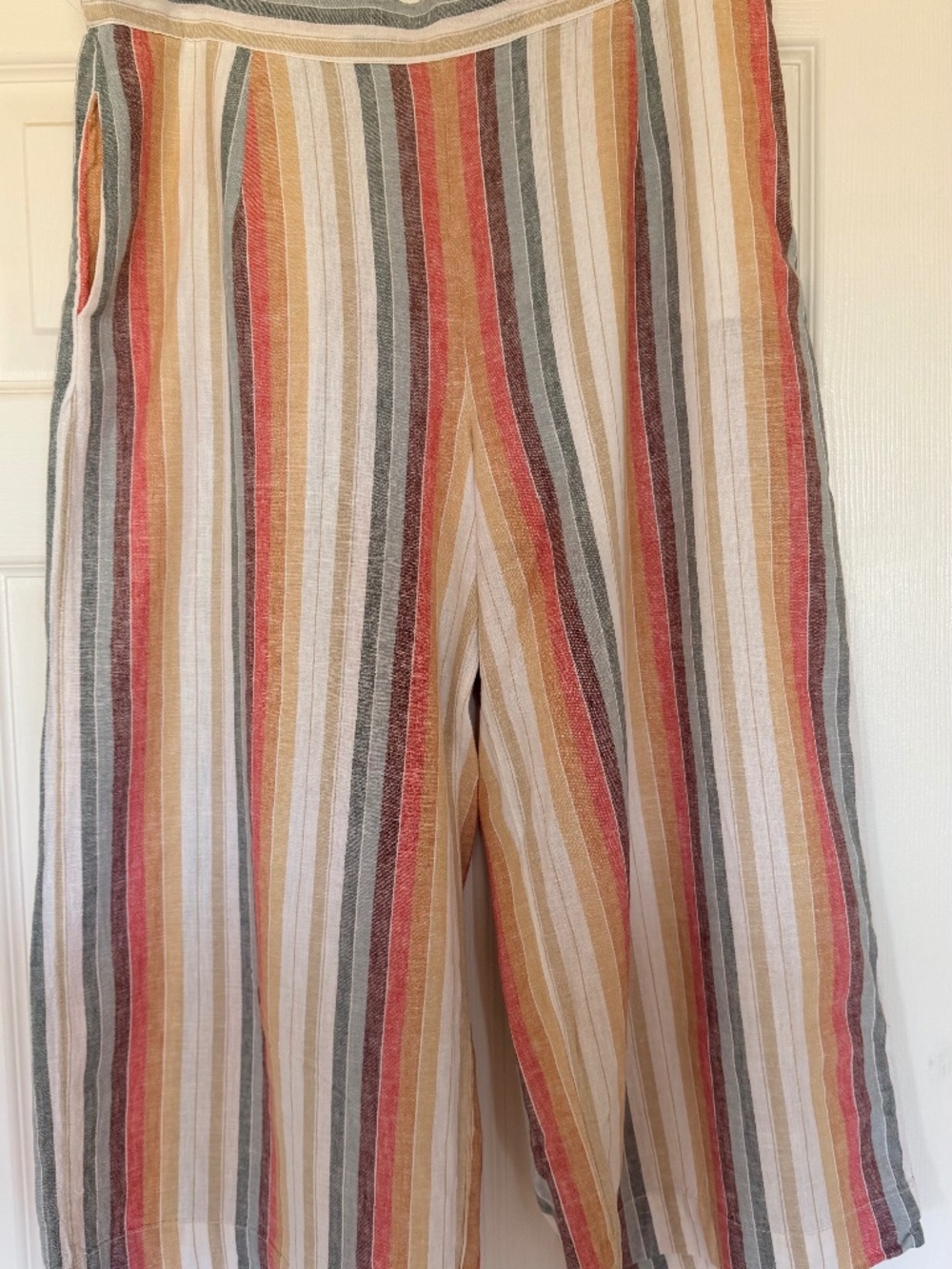 Pants, large, cotton, wide-legged.